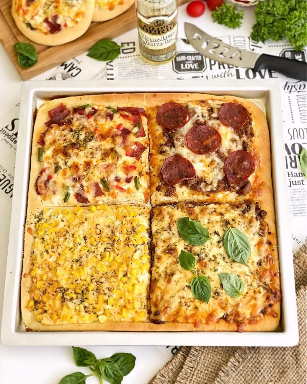 Resep Homemade Pizza Bread