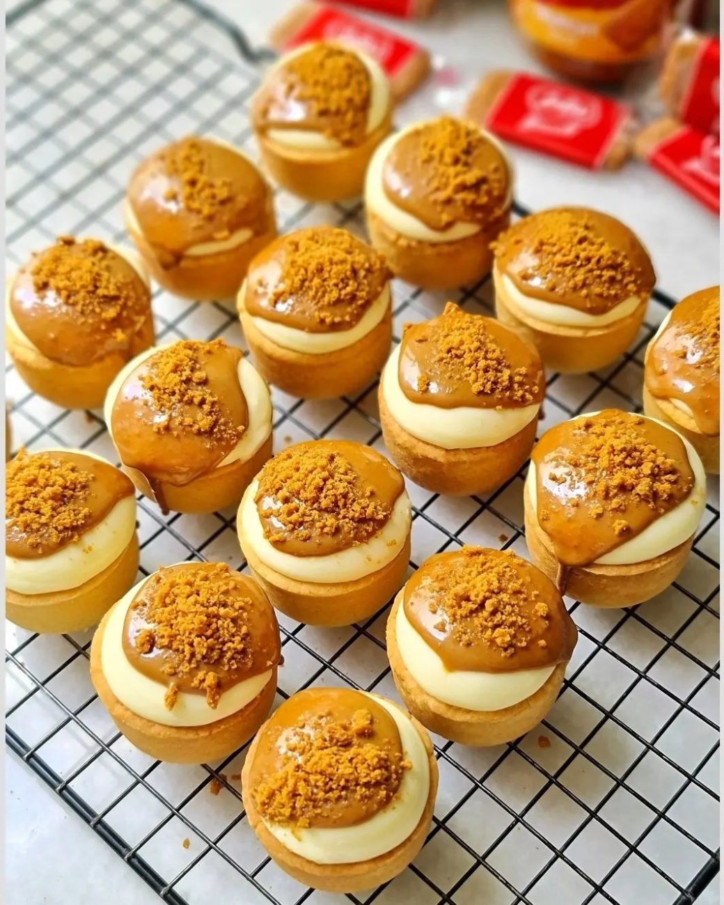 Resep Biscoff Cheese Tart RB Style